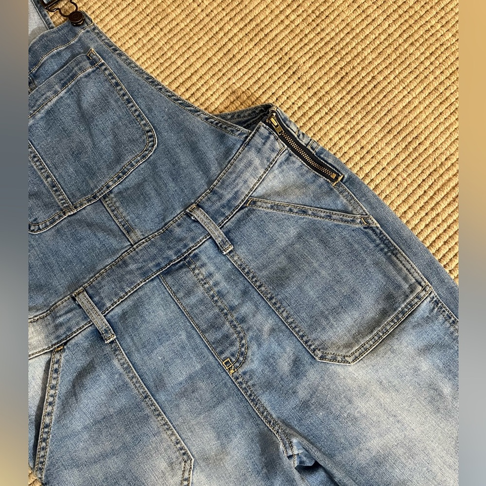 GAP Light Blue Denim Overalls - Picture 4 of 9